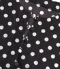 Dolce & Gabbana Black White Polka Dot Nylon Shift Mini Dress