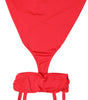 Dolce & Gabbana Red Cutout Nylon Sheath Sleeveless Mini Dress