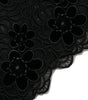 Dolce & Gabbana Black Floral Lace Cotton Bodycon Dress