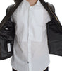 Dolce & Gabbana Brown Lambskin Leather Zipper Jacket