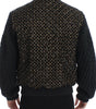 Dolce & Gabbana Black Sequined Goatskin Jacket