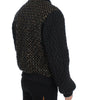 Dolce & Gabbana Black Sequined Goatskin Jacket