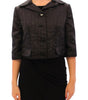 Dolce & Gabbana Black Short Bolero Shrug Jacket Coat