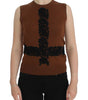 Dolce &amp; Gabbana Timeless Wool and Lace Sleeveless Vest
