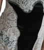 Dolce & Gabbana Black White Lace See Through A-Line Sleeveless Dress