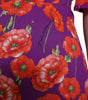 Dolce & Gabbana Multicolor Floral Poppy Print Sheath Dress