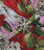 Dolce & Gabbana Multicolor Floral Crystal Embellished A-line Dress