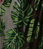 Dolce & Gabbana Green Banana Leaf Sleeveless Long Maxi Dress