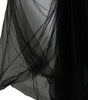 Dolce & Gabbana Black Sequined Sleeveless Mesh Layered Gown Dress