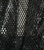 Dolce & Gabbana Black Sequined Sleeveless Mesh Layered Gown Dress