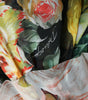 Dolce & Gabbana Multicolor Floral Chiffon Tiered Maxi Dress