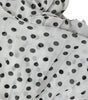 Dolce & Gabbana White Polka Dot A-line Pleated Maxi Dress