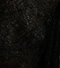 Dolce & Gabbana Black Floral Lace Sheer A-line Midi Dress