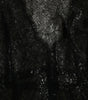 Dolce & Gabbana Black Floral Lace Sheer A-line Midi Dress