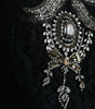 Dolce & Gabbana Black Lace Crystal Embellished Sheath Dress