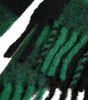 Dolce & Gabbana Black Green Buffalo Check Poncho Coat Jacket