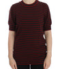 Dolce &amp; Gabbana Elegant Striped Cashmere Crewneck Sweater