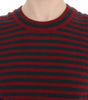 Dolce &amp; Gabbana Elegant Striped Cashmere Crewneck Sweater