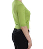 Dolce &amp; Gabbana Emerald Green Wool V-Neck Pullover