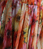 Dolce & Gabbana Multicolor Sunflower Print Silk Midi Dress