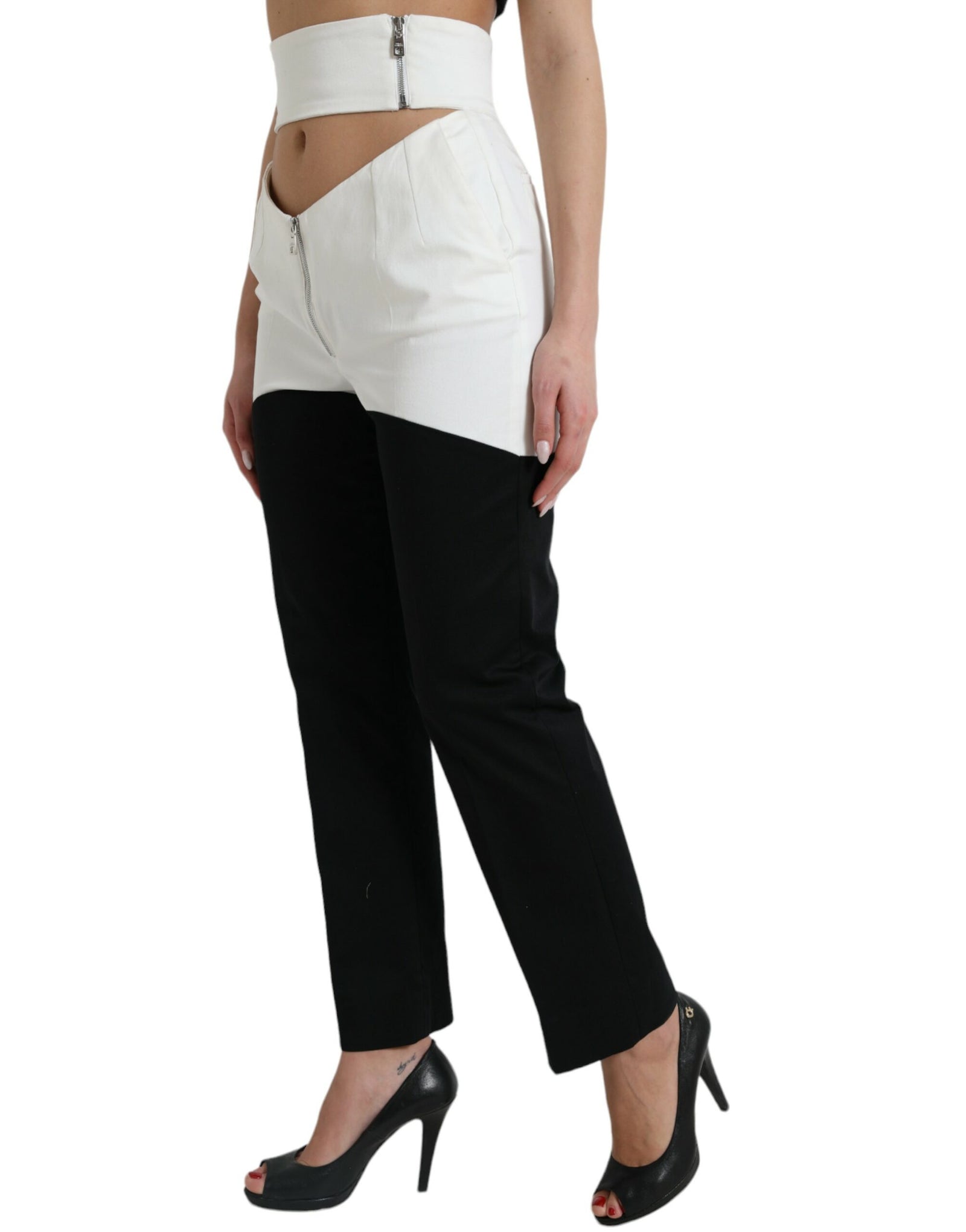 Dolce &amp; Gabbana High Waist Tapered Chic Pants
