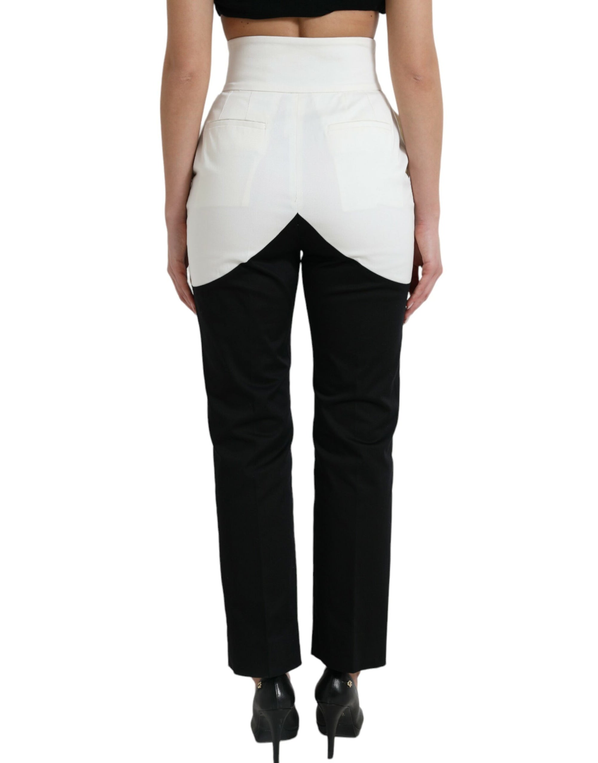 Dolce &amp; Gabbana High Waist Tapered Chic Pants