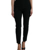 Dolce &amp; Gabbana Elegant High Waist Tapered Wool Pants
