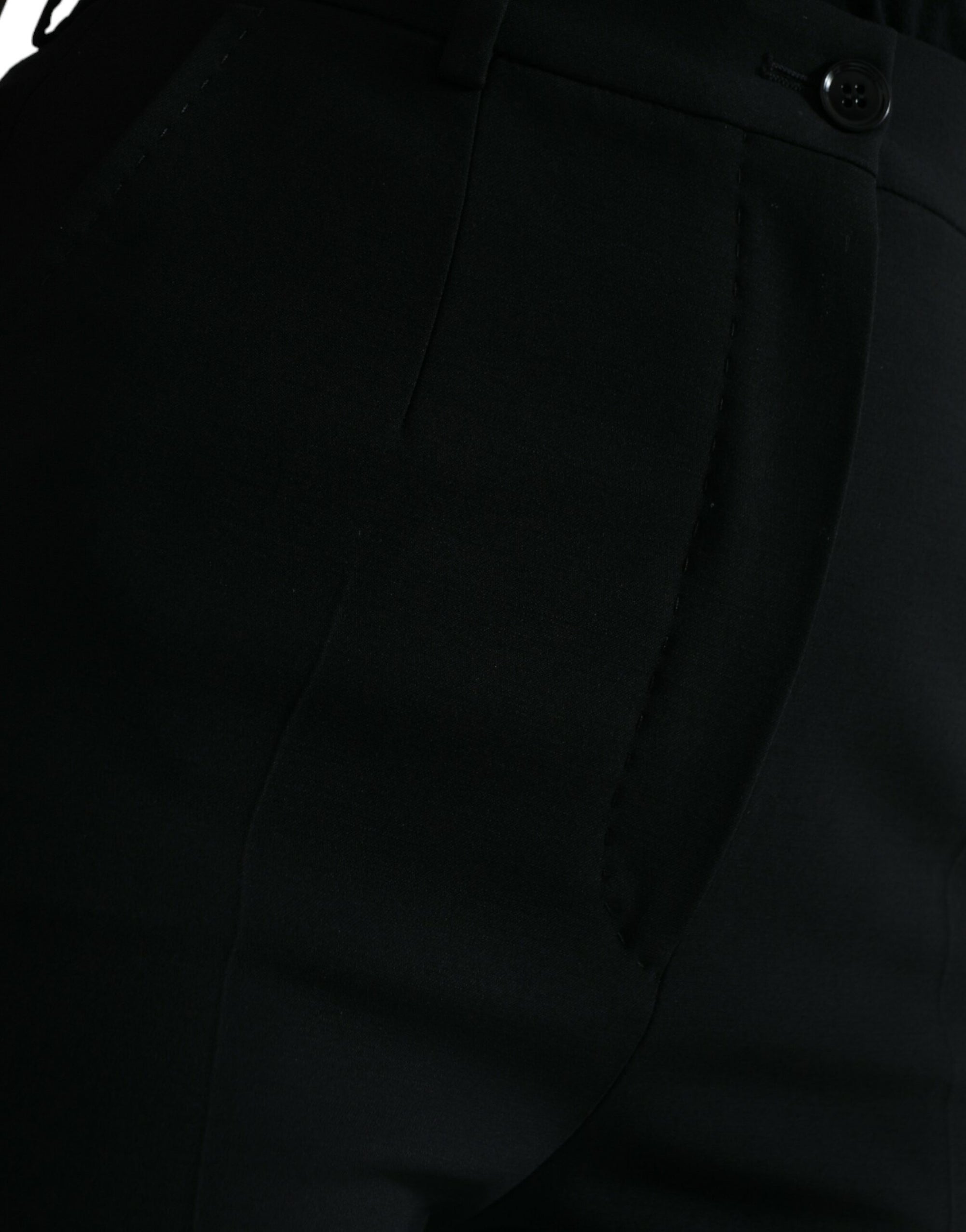 Dolce &amp; Gabbana Elegant High Waist Tapered Wool Pants
