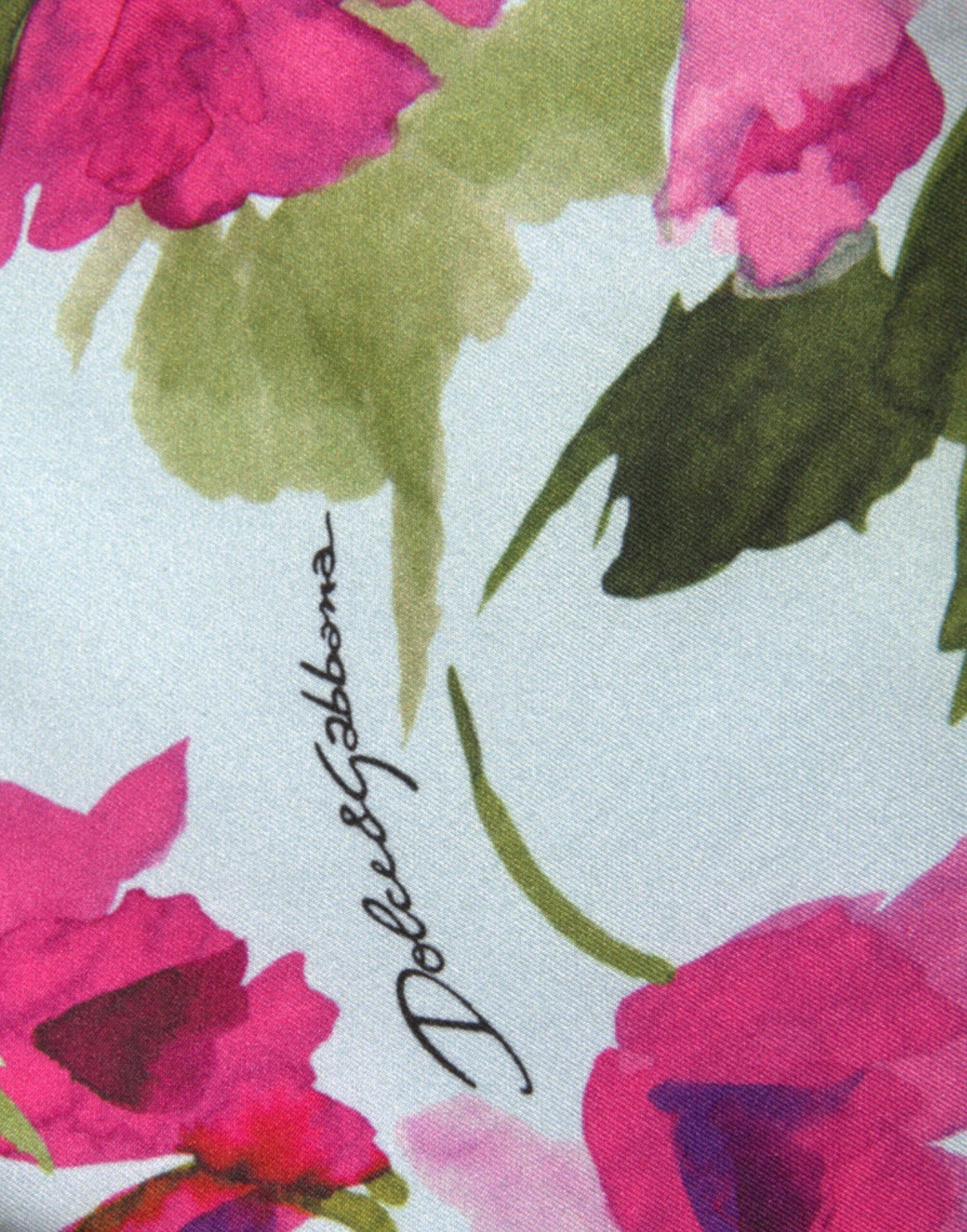 Dolce &amp; Gabbana Elegant Floral High-Rise Leggings Pants