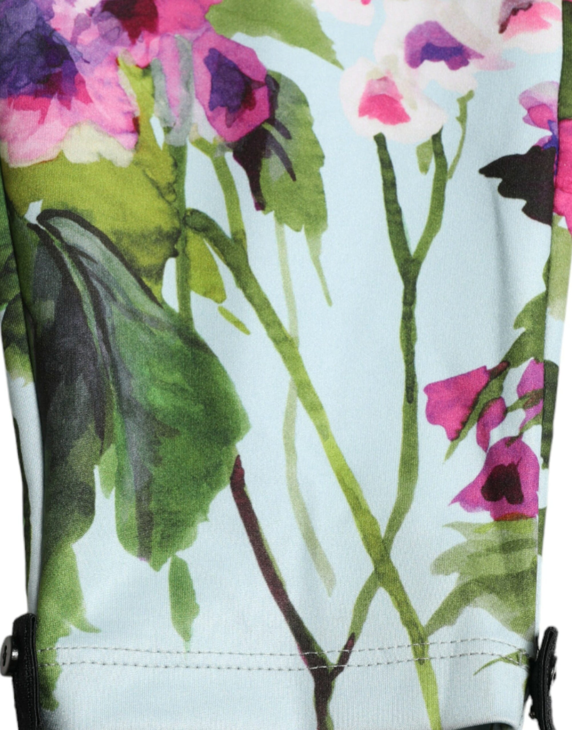 Dolce &amp; Gabbana Elegant Floral High-Rise Leggings Pants