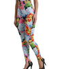 Dolce &amp; Gabbana Exquisite Floral High Waist Leggings