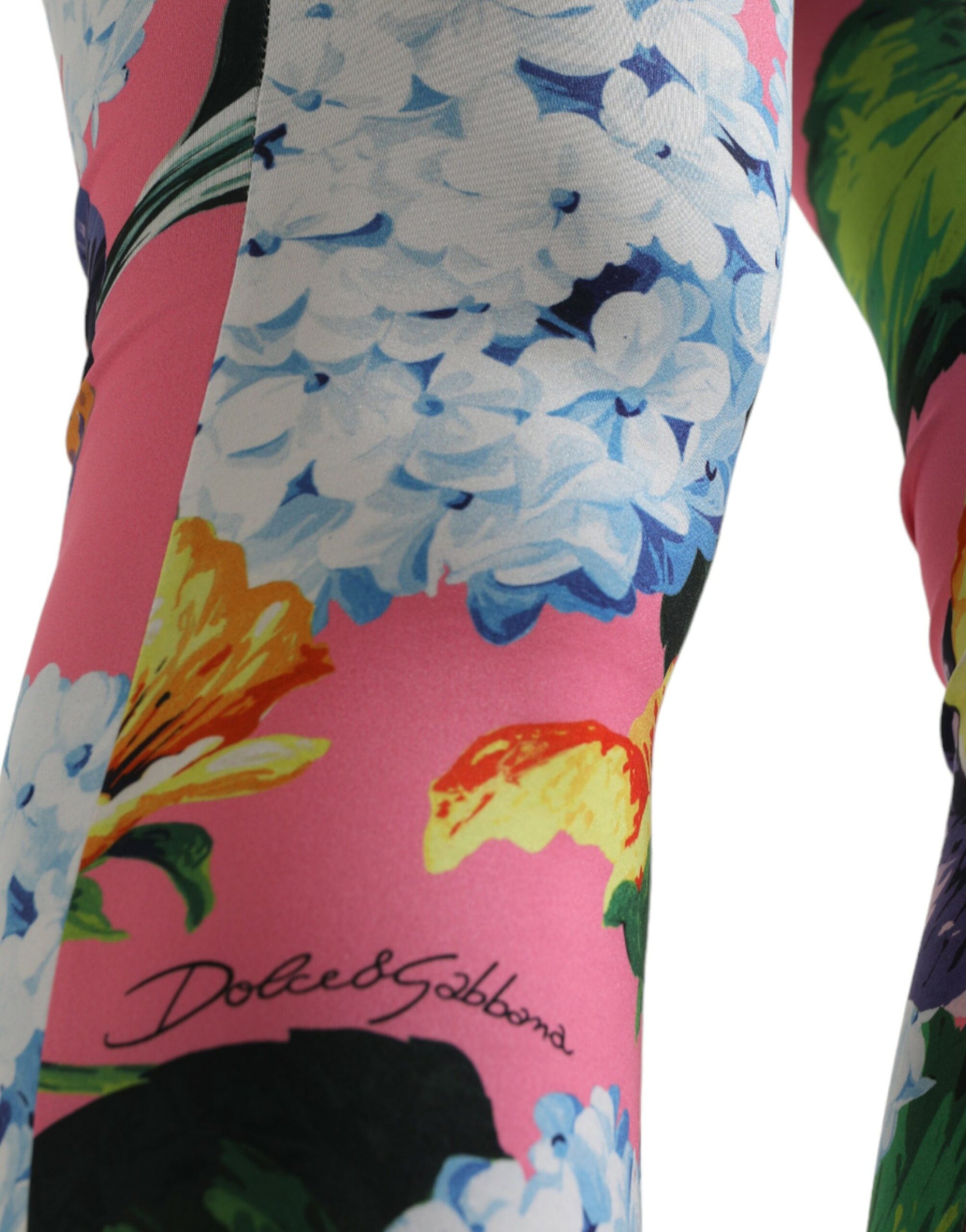 Dolce &amp; Gabbana Exquisite Floral High Waist Leggings