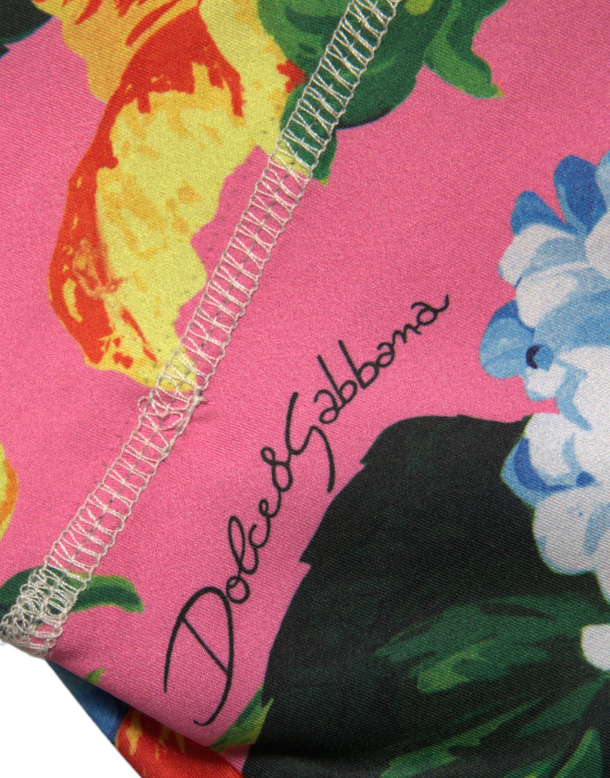 Dolce &amp; Gabbana Exquisite Floral High Waist Leggings