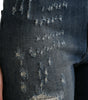 Dolce &amp; Gabbana Elegant High Waist Stretch Denim Jeans