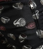 Dolce & Gabbana Black Ring Silk Jogging Trousers Pants