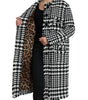 Dolce & Gabbana Black White Houndstooth Trench Coat Jacket