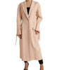 Dolce & Gabbana Beige Cotton Single Breasted Long Coat Jacket