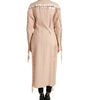 Dolce & Gabbana Beige Cotton Single Breasted Long Coat Jacket