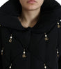 Dolce & Gabbana Black Embellished Quilted Shell Bomber Jacket