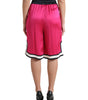 Short taille haute en jersey rose chic Dolce &amp; Gabbana