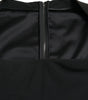 Dolce & Gabbana Black Cady Viscose Sleeveless Dress