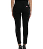 Dolce &amp; Gabbana Elegant Black Mid-Waist Stretch Jeans