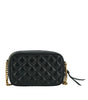 Versace Elegant Small Black Leather Crossbody Bag