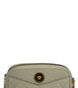 Versace Elegant White Lamb Leather Camera Bag