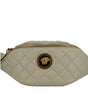 Sac ceinture élégant en cuir d'agneau blanc Versace