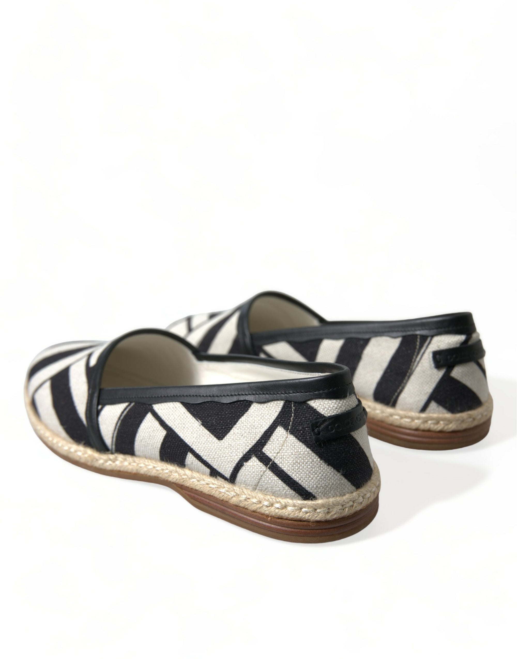 Dolce &amp; Gabbana Chic Striped Canvas Espadrilles
