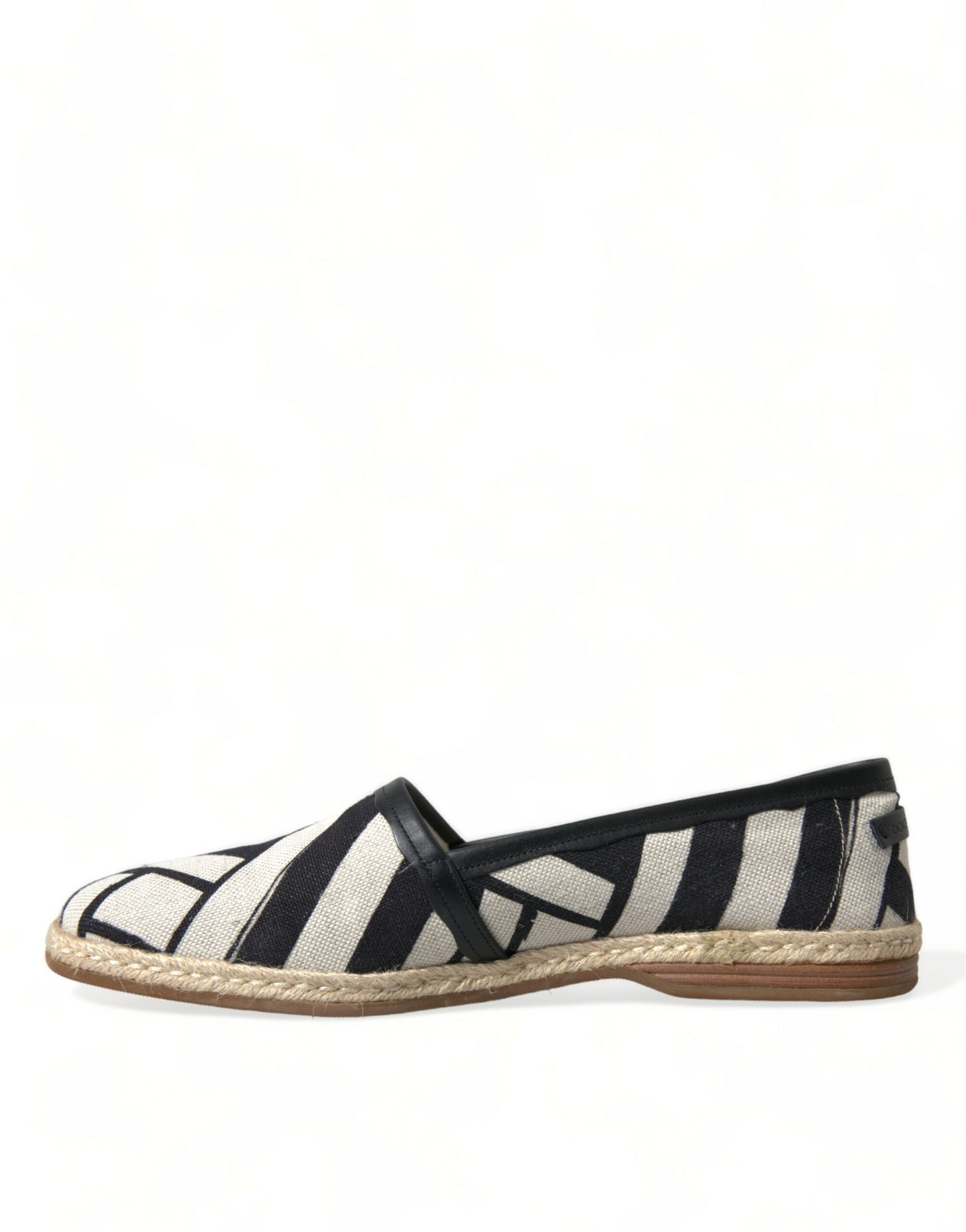 Dolce &amp; Gabbana Chic Striped Canvas Espadrilles