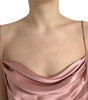 Dolce & Gabbana Pink Silk Spaghetti Straps Long Gown Dress