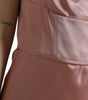 Dolce & Gabbana Pink Silk Spaghetti Straps Long Gown Dress