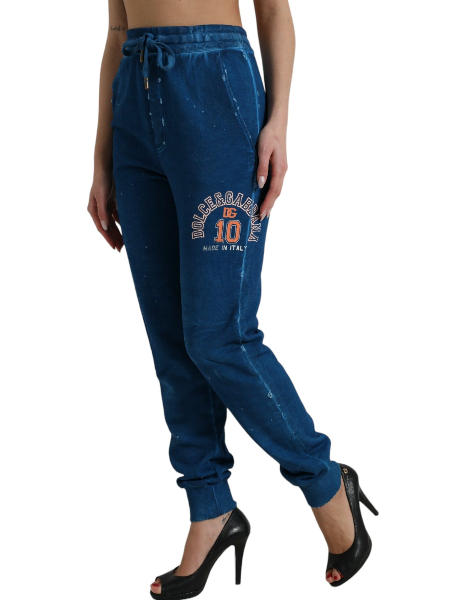 Dolce &amp; Gabbana Elevated Cotton Jogger Sweatpants